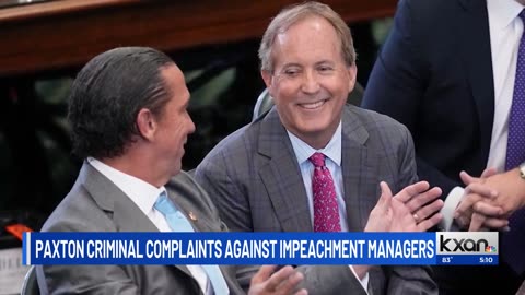 Ken Paxton Files Criminal Complaint Against House Impeachment Plotters