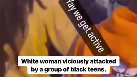 White women get viciously attacked by BLACK TEENS