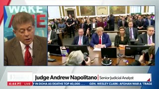 Newsmax - I wish I could say Trump won't see jail time Judge Napolitano Wake Up America