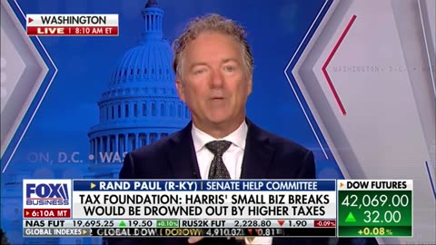 Dr. Rand Paul Joins Mornings with Maria on Fox Business - September 18, 2024