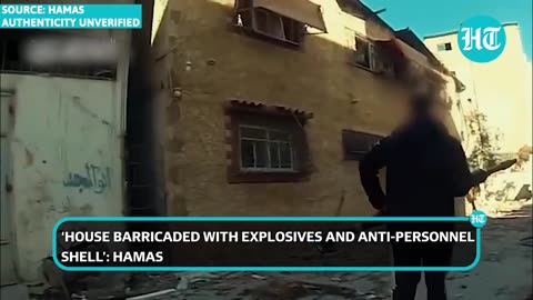 Israeli soldier in house blows it up