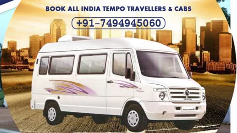 16 seater tempo traveller hire in Delhi