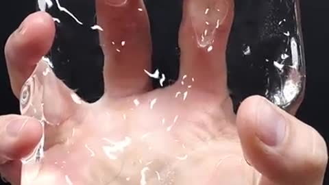 Making a block of perfectly clear ice.