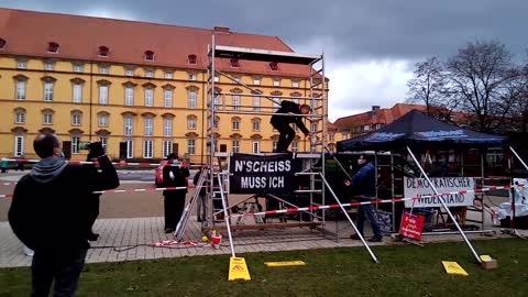 Osnabrück Demo 02.01.22 Reden und Musik- Eindrücke