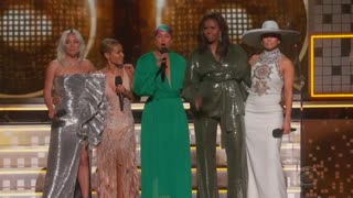 Grammys Gives Wild Applause to Michelle Obama Cameo