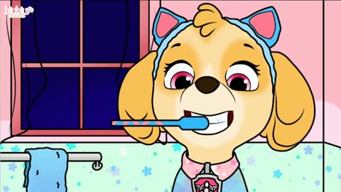 KY Brushing Teeth Before Sleep - Paw Patrol fanmade coloring story