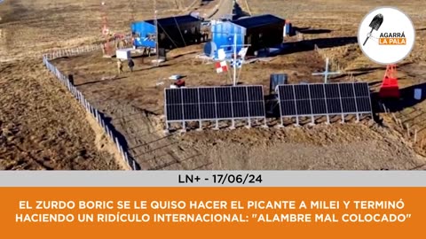 EL ZURDO BORIC SE LE QUISO HACER EL PICANTE A MILEI Y TERMINÓ EN RIDÍCULO INTERNACIONAL _UN ALAMBRE_