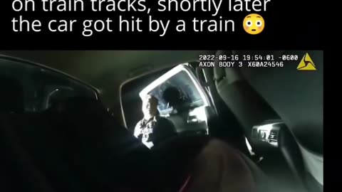 Police Put Woman In Back Of Squad Car & Leave Her To Be Hit By Train