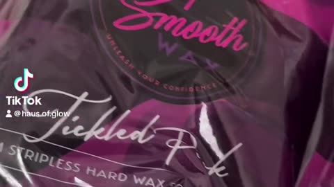 Underarm Waxing with Sexy Smooth Tickled Pink Hard Wax by @haus.of.glow