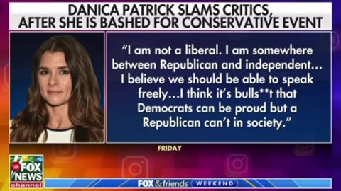 Danica Patrick gets slammed for attending TPUSA event..