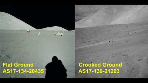 Moon Hoax -Photos Show Flat and Crooked Ground in Nevada Fake Moon Bay