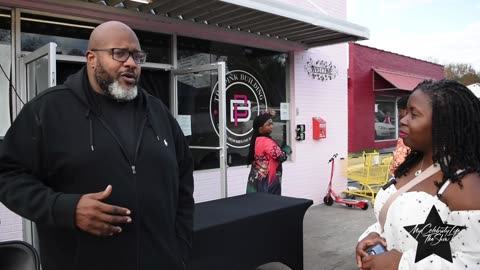 Lady Kaye interviewing Chubb Rock