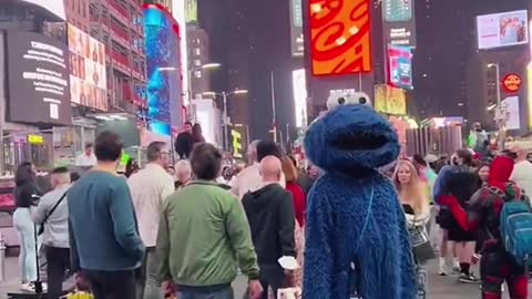 Times Square at night