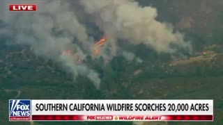 Southern California wildfire surpasses 20,000 acres