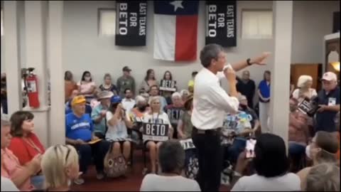 CRASHING BETO SPEECH IN PALESTINE, TX. Promises made, promises broken.