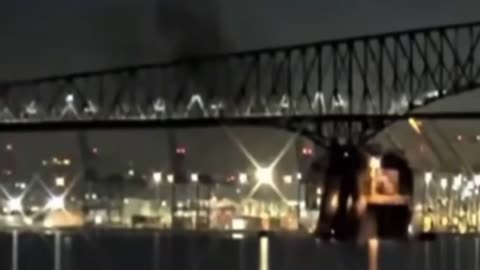 Francis Scott Key Bridge collision/collapse, accelerated/slowed