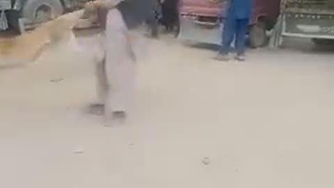 Muslim Jihadist abuses dog