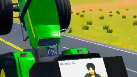 Tractor wheelie on jondear tractor #wheelie