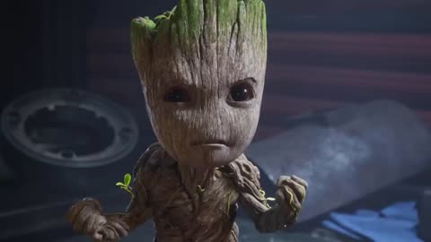 I Am Groot Season 1 Episode 4 Baby Groot finds a pool of mud and takes a bath HD