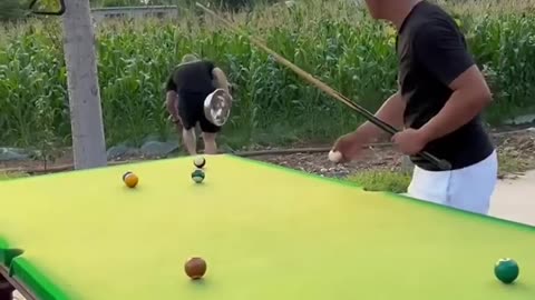 Funny billiards play million views