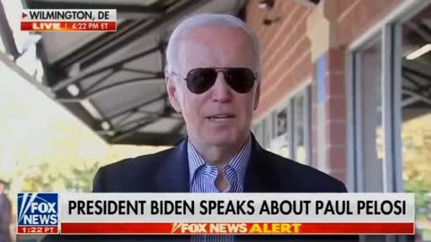 "People claiming 2020 election was stolen are responsible for Paul Pelosis recent attack": Joe Biden