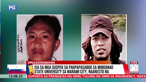 Isa sa mga suspek sa pamb0b0mba sa MSU Marawi, naaresto na