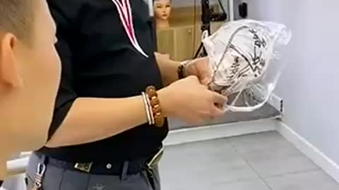 Amazing hair making ..