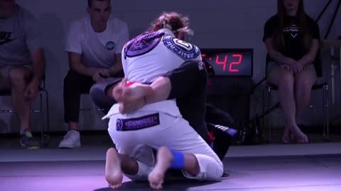 BJJ GI match 5 blue betls