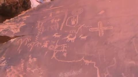 Valley of Fire - Atlatl Petroglyph