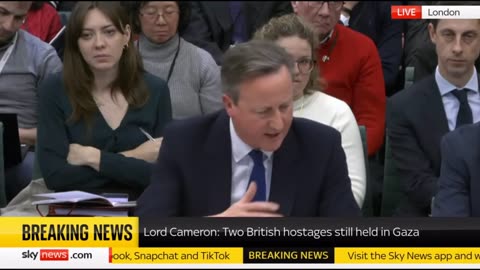 Lord Cameron, UK FM questioned on Russian war told Foreign Affairs...