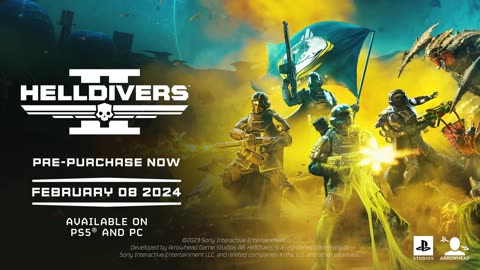 Helldivers 2 - Official Gameplay Overview Trailer