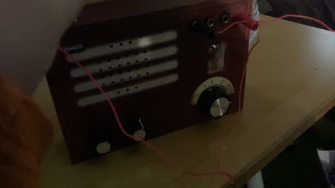 Glad my DIY shortwave radio works , works well using SANGEAN portable SW antennae