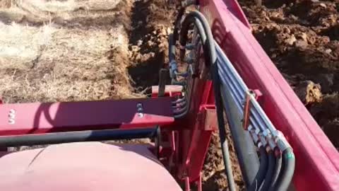 Plowing with Mahindra 2545