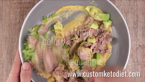 Keto Curry Spiked Tuna and Avocado Salad