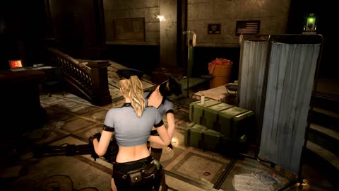 Resident Evil 2 Remake mod Claire Redflied Bad Cap & Bad Cop Zombie