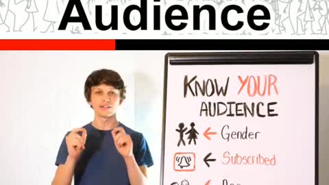 Knowing your YouTube audience and knowing who to tailor content to is crucial in the long term