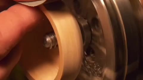 How wood turning is done.