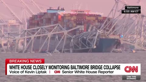 Video shows aftermath of bridge collapse in Baltimore