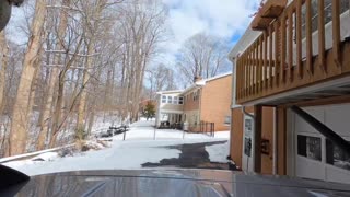 Time lapse of 3 days of melting snow