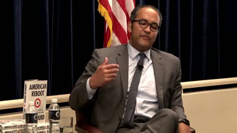 Onstage at the Reagan Library with Congressman William Hurd