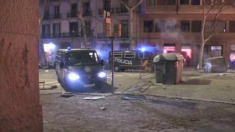 Protestas del independentismo catalán colapsa Barcelona