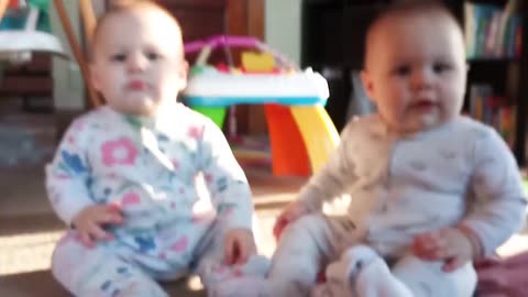 Funniest Cute Twins Playing Happy - Baby Twins Videos