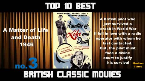 Top 10 (ten) best British classic movies