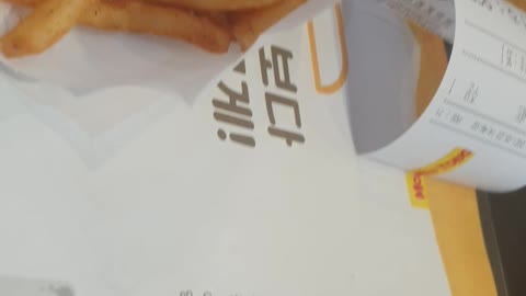 Korea's popular hamburger