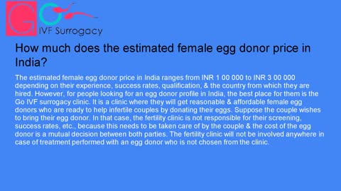 How Much Is Surrogacy with Egg Donors in India?