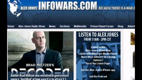 ALEX JONES SHOW FULL Episode Jan 12 2011 Wednesday Archive