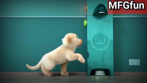 Baby Cute Dog Cartoon ll interesting video ll #MFGfun