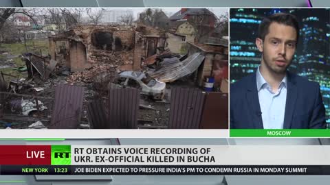 RT receives voice recording of former Ukrainian politician killed in Bucha