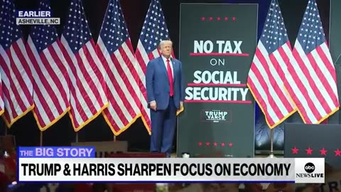 Trump and Harris battle for voters trust on economy