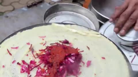 Dosa making on cycle | Indian Street Food 😋